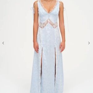 For Love and Lemons Hattie Jacquard Maxi Dress